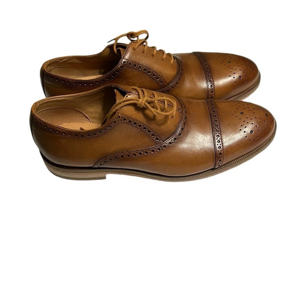 Clark’s men shoes,leather, NEW! Oliver Limit ,tan,comfort ,stylish,career, event - Picture 5 of 14